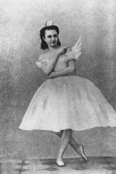 Anna Sobechshanskaya en Odette dans la production originale de Swan Lake de Julius Reisinger, Moscou, 1877